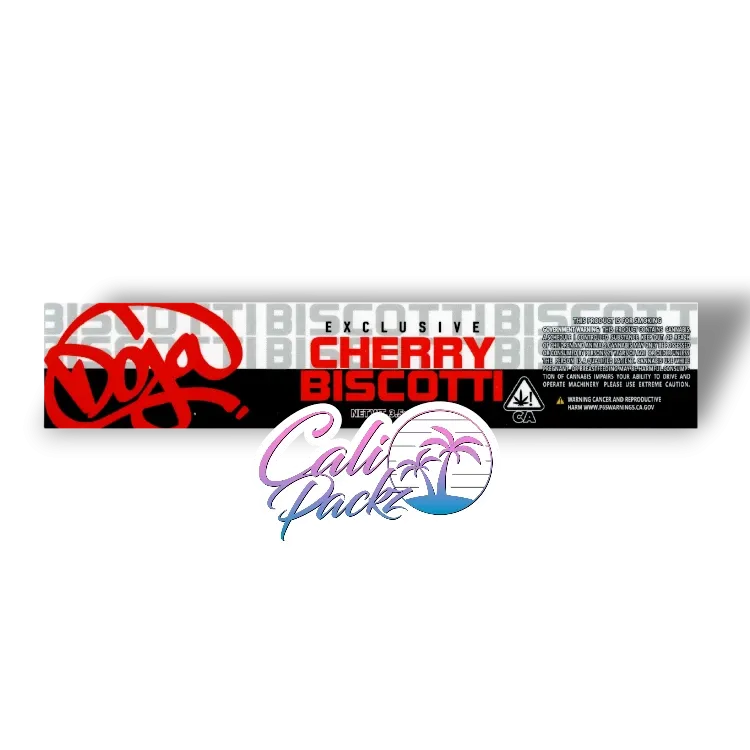 doja zoap scotti jar label set 3.5g