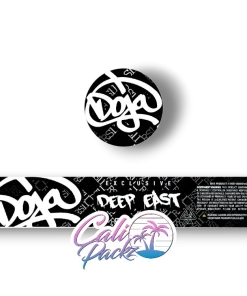 doja deep east glass jar label set 3.5g