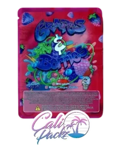major league exotics grapes & berries sticker cali packs
