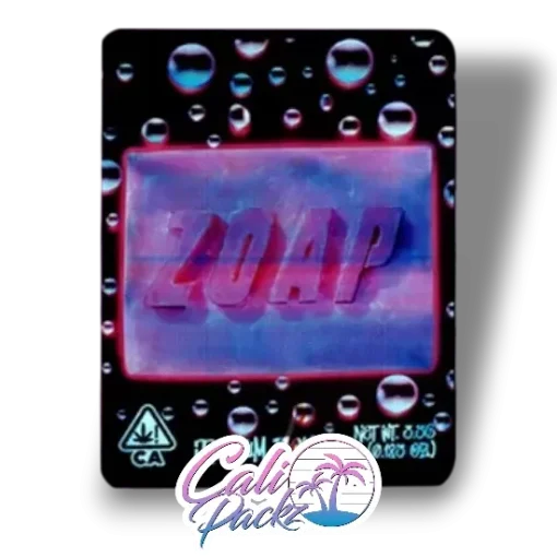 zoap sticker bag cali packs deep east small batch