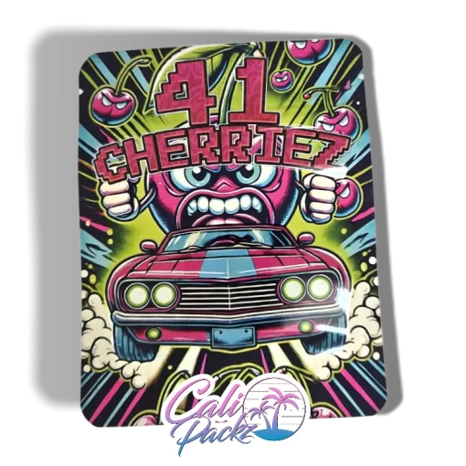 41 cherriez 3.5g mylar bags – exotic drop packaging for a standout strain
