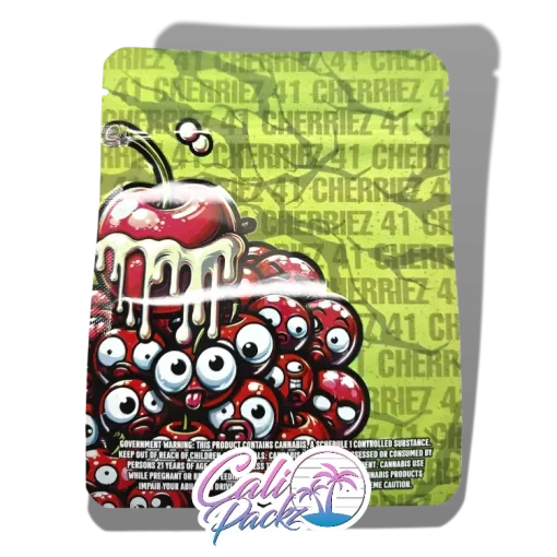 41 cherriez 3.5g mylar bags – exotic drop packaging for a standout strain