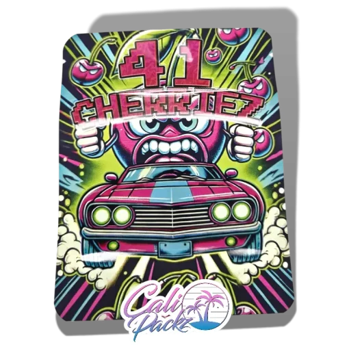 41 cherriez 3.5g mylar bags – exotic drop packaging for a standout strain