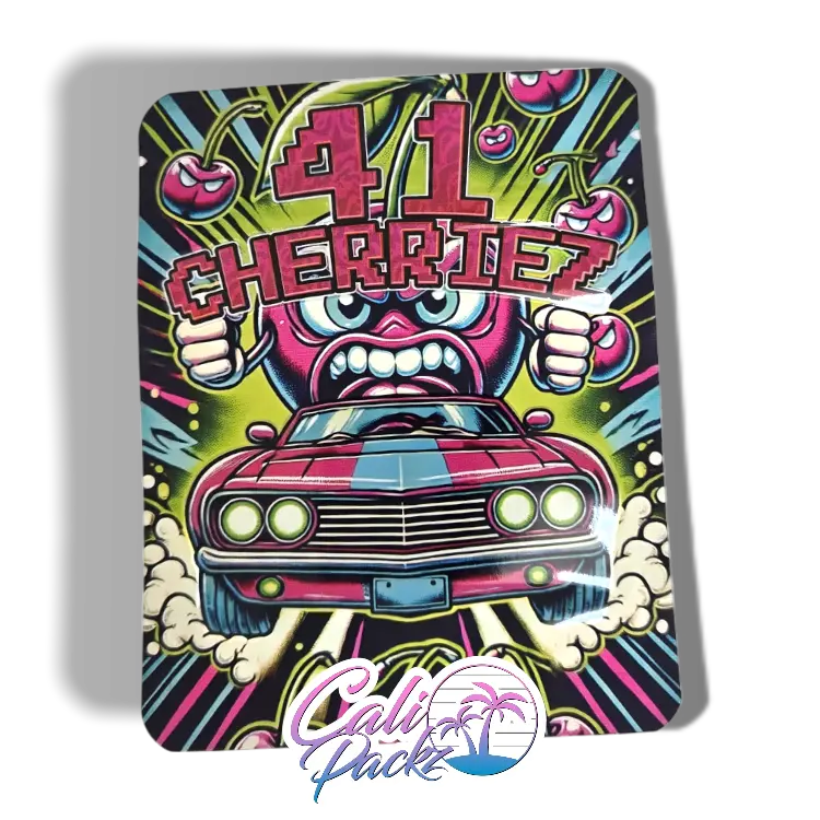 41 cherriez 3.5g mylar bags – exotic drop packaging for a standout strain
