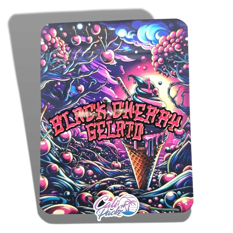black cherry gelato 3.5g mylar bags