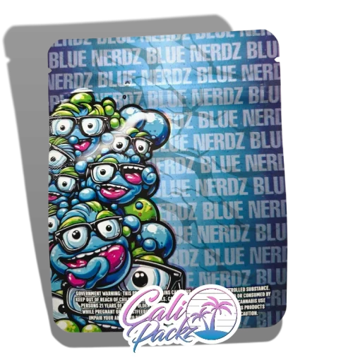 blue nerdz 3.5g mylar bags – premium packaging for blue nerdz strain