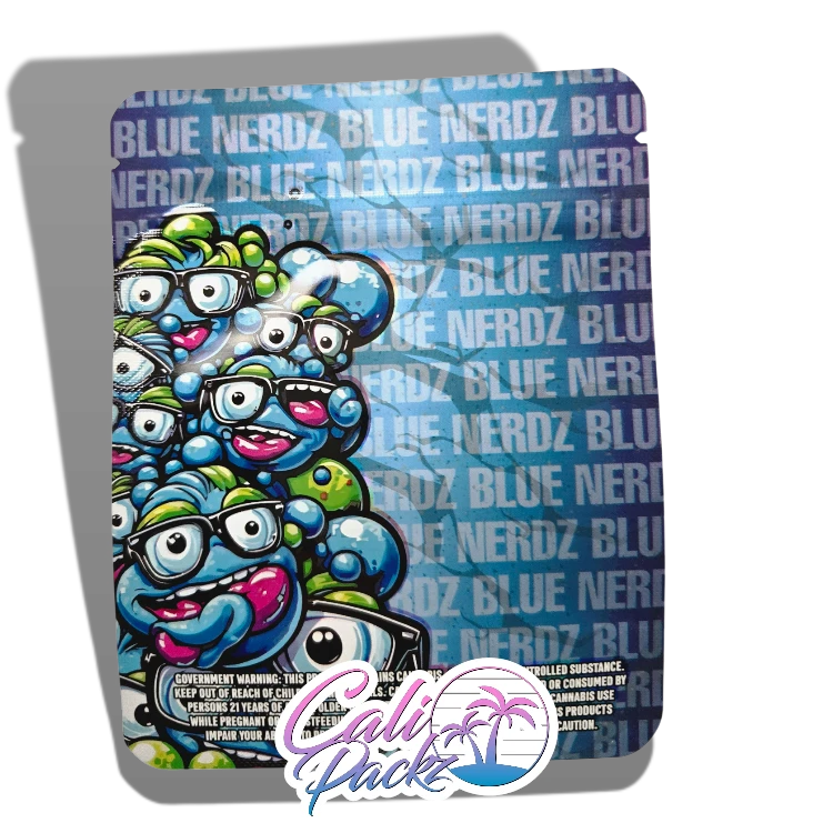 blue nerdz 3.5g mylar bags – premium packaging for blue nerdz strain