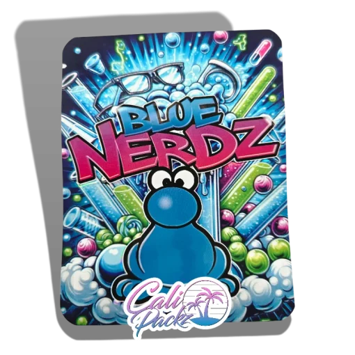 blue nerdz 3.5g mylar bags – premium packaging for blue nerdz strain
