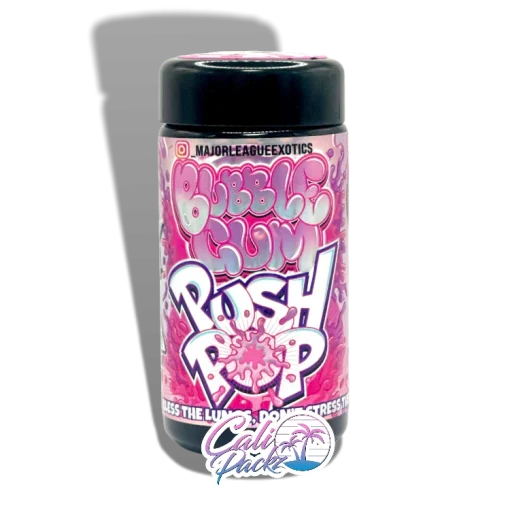 bubble gum push pop 7g jar
