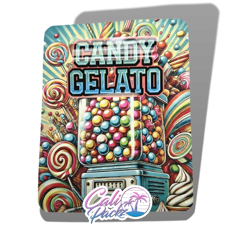 candy gelato 3.5g mylar bags
