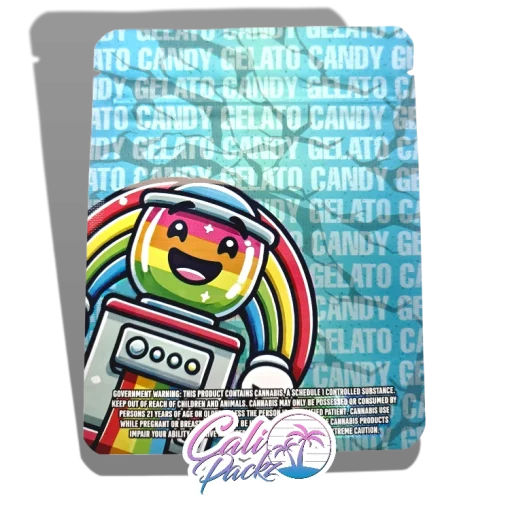 candy gelato 3.5g mylar bags