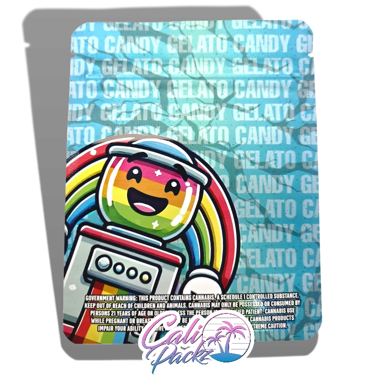 candy gelato 3.5g mylar bags