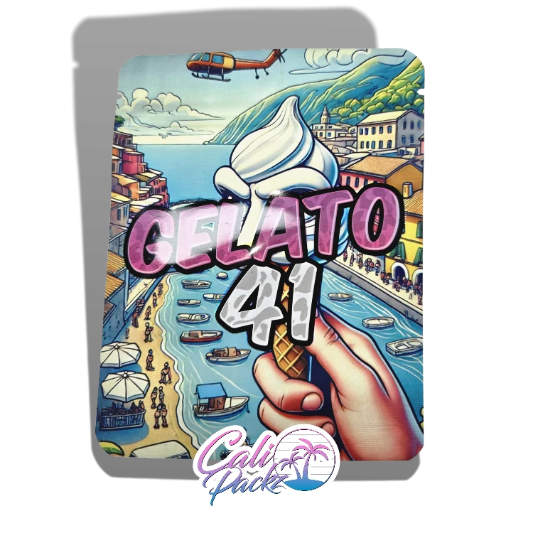 gelato 41 3.5g mylar bags