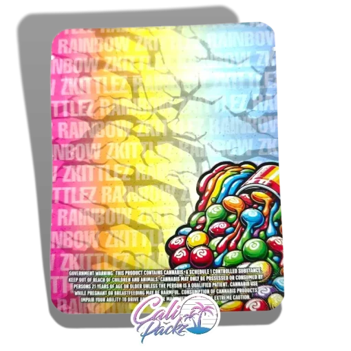 rainbow zkittlez 3.5g mylar bags