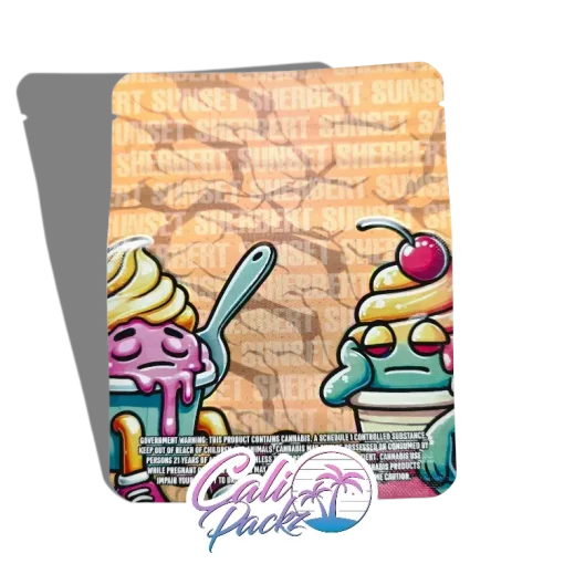 sunset sherbet 3.5g mylar bags