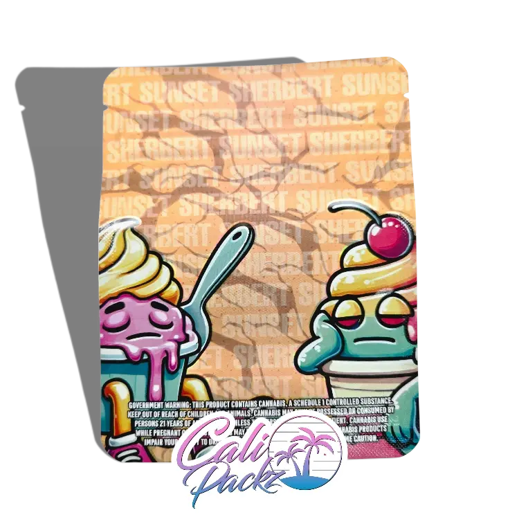 sunset sherbet 3.5g mylar bags