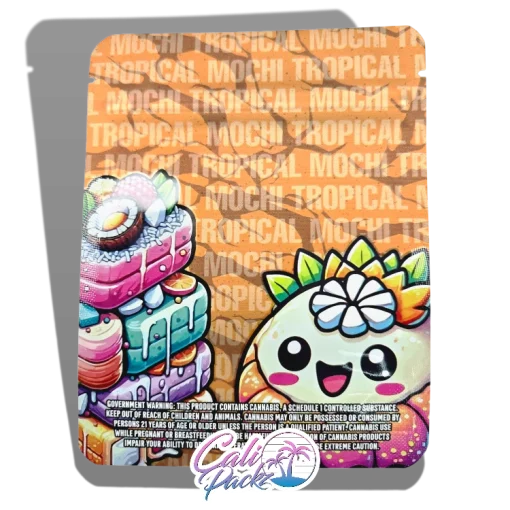 tropical moch mylar bags