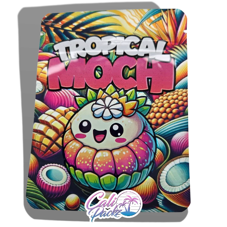 tropical moch mylar bags